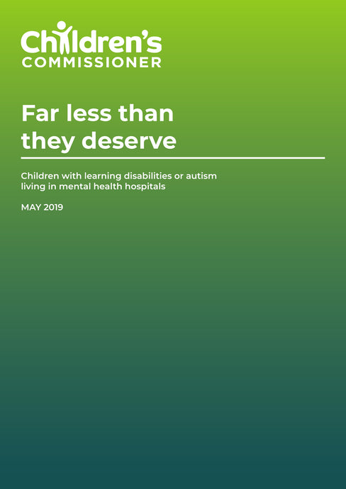 Far Less Than They Deserve - Children's Commission