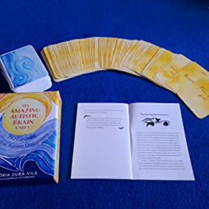 cards spread in an arch booklet and box