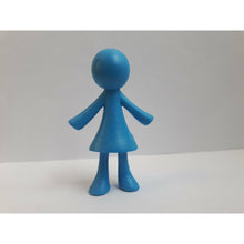 Load image into Gallery viewer, Blue female person from family set of 