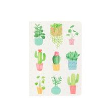 Load image into Gallery viewer, Mini cacti notebook for social workers